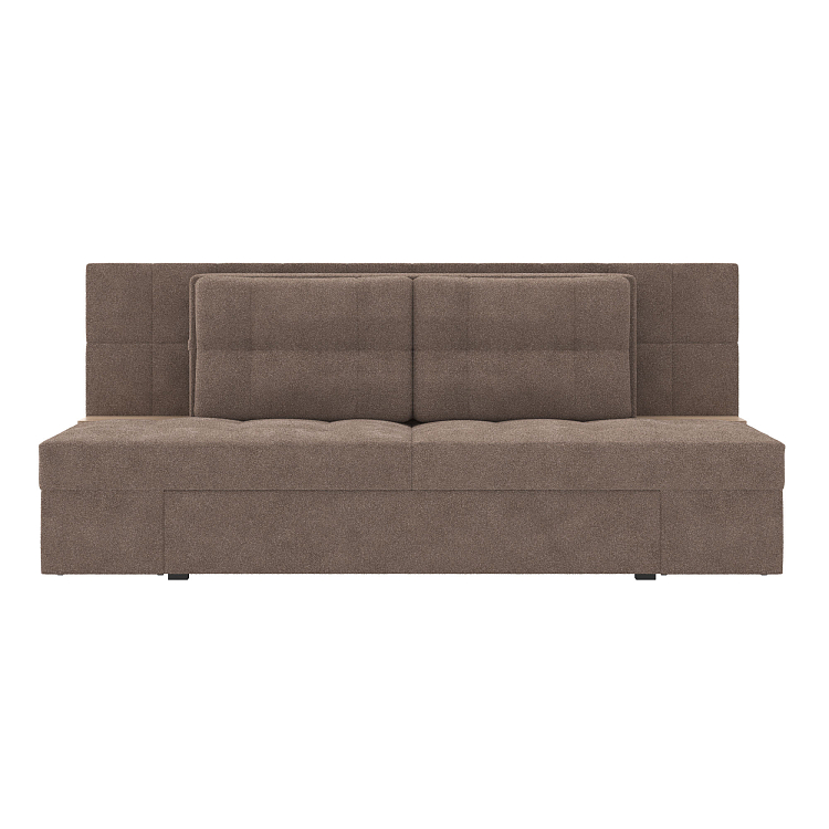 Даллас М / диван - кровать велюр джоя 014 кофе/ЛДСП дуб сонома новая упаковка